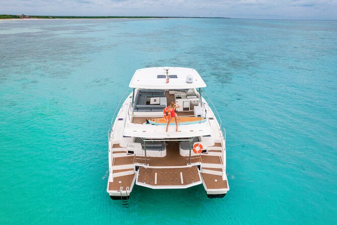 Tulum: Leopard 51′ Yacht with Gourmet Dining & Water Toys - Reef Time and Snorkeling Gear: More Than a Photo Stop