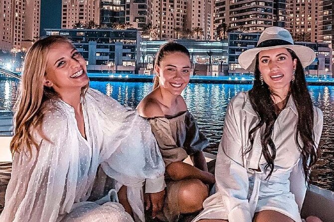Ultimate Dubai Marina Yacht Party with BBQ, Drinks & DJ - Dubai Marina at night: the sail part that makes the whole trip