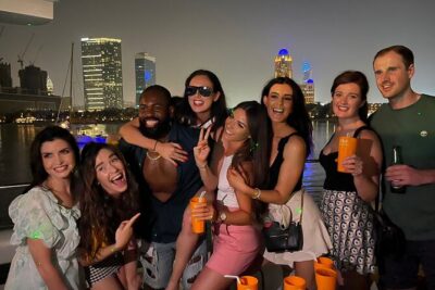 Ultimate Dubai Marina Yacht Party with BBQ, Drinks & DJ - What you get onboard: drinks, DJ music, and the BBQ/snack reality