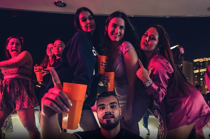 Ultimate Dubai Marina Yacht Party with BBQ, Drinks & DJ - The onboard party tempo: drinks, dancing, and the DJ playlist factor