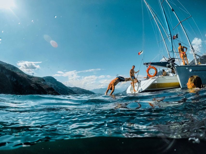 Valmadrera: Lake Como Sailing Trip with Prosecco and Snacks - Swim Stops and Trying the Helm: The Two “Do Something” Moments
