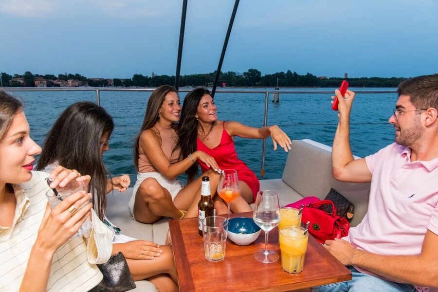 Venice: Lagoon Catamaran Cruise with Music and Drinks - Sant’Elena on the return: residential calm after the main sights