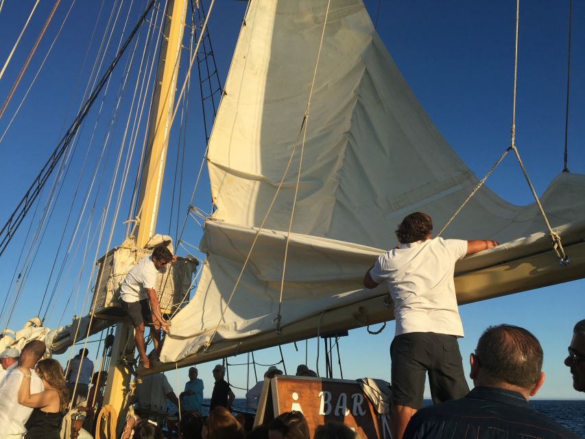 Vilamoura: Algarve Coast 3-Hour Sailing Cruise With Open Bar - Falésia beach and Olhos d’Agua: red sands and small-town character