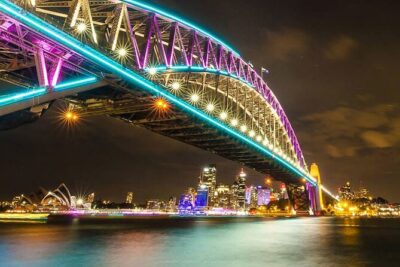 Vivid 90-Minute Sydney Harbour Catamaran Cruise with BYO Drinks - The route that actually makes sense for Vivid viewing
