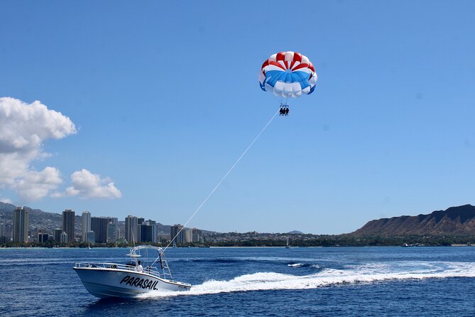 Waikiki and Diamond Head Parasailing Experience - The 1-hour shared boat ride: what you do between launches