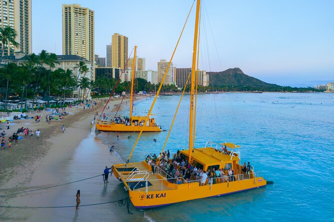 Waikiki Beach Sunset Sail - Waikiki Beach departure that saves your evening