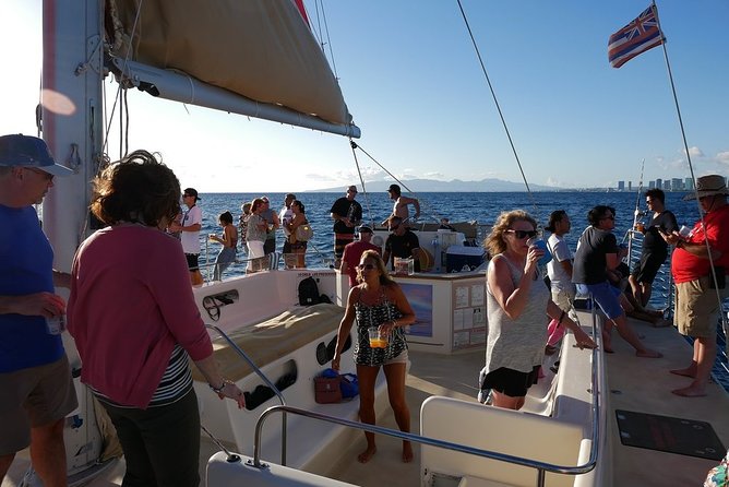 Waikiki Sunset Cocktail Sail with Open Bar - Crew energy: names you’ll hear and the service level