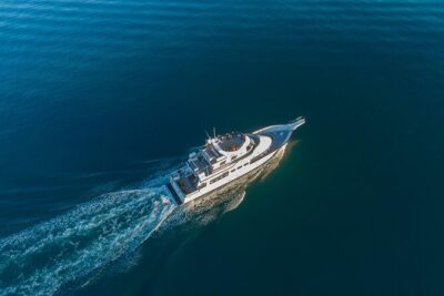 Whale Watching Cruise on a Yacht in Reykjavik - From Old Harbour House to the skyline: the sailing setup