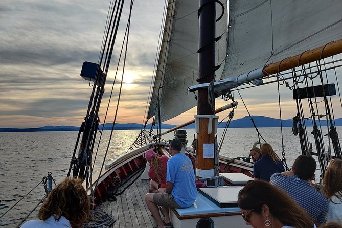 Windjammer Classic Sunset Sail from Camden, Maine - Drinks, warmth, and onboard comfort: what to expect on the ride
