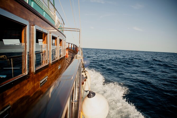 Wooden Boat Sailing with Tapa and Welcome Drink - Deck choices: bow, rooftop, shade, and comfort