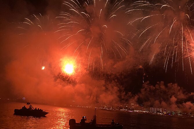 Yacht Me Up – Private All-Inclusive Cannes Sailing Fever - Fireworks by Boat in Summer: Festival Pyrotechnique From Sea Level